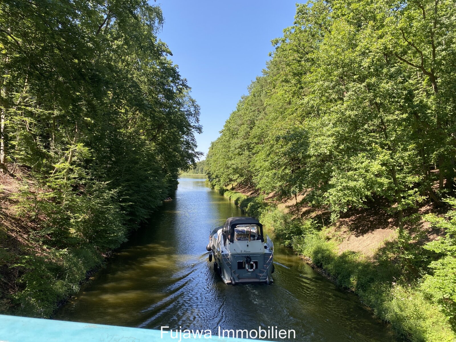 Einfahrt zum Vilzsee (Müritz Havel Wasserstraße)