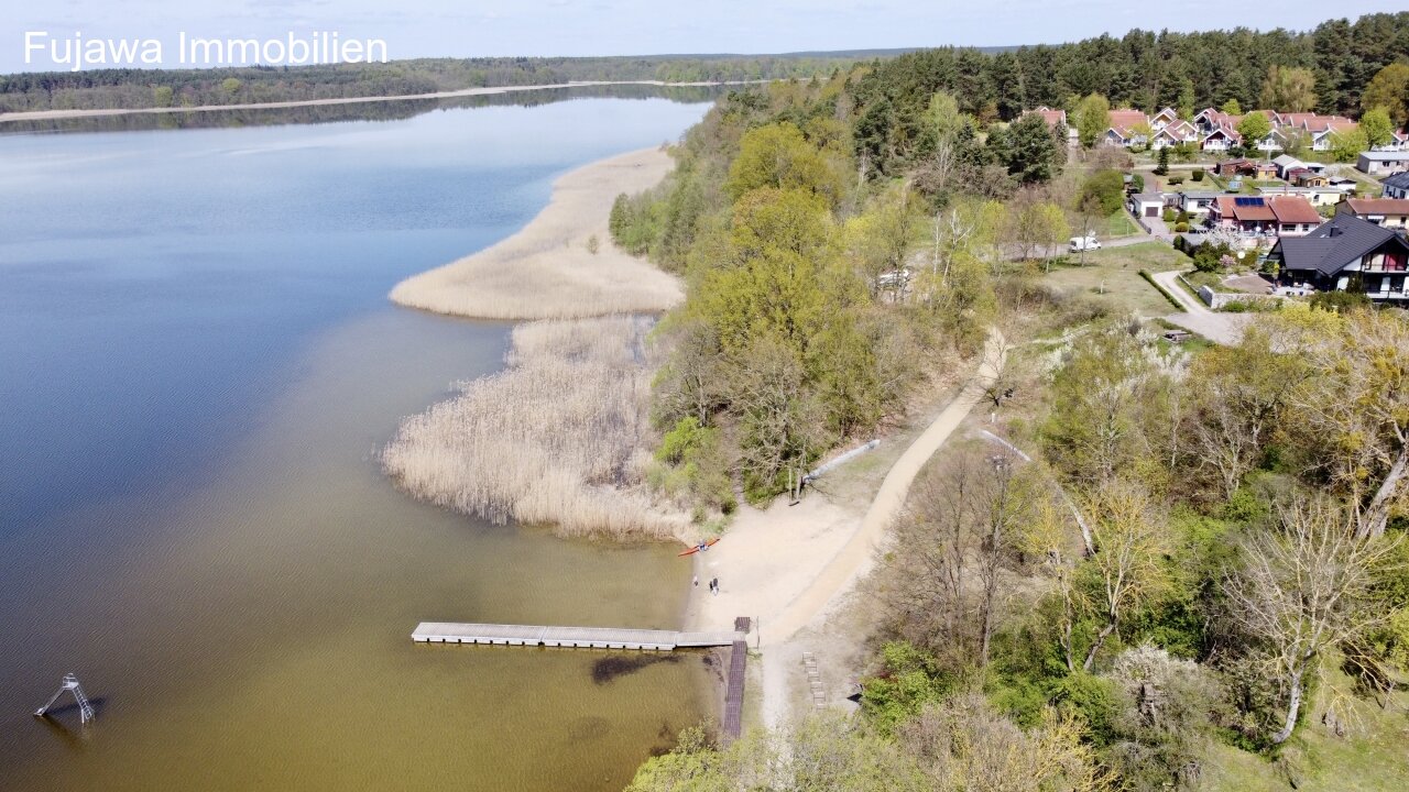 Badestrand Useriner See Luftbild